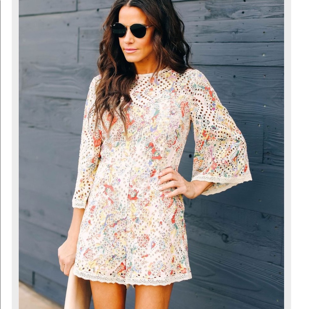 VICI Lily of the Valley Eyelet Romper